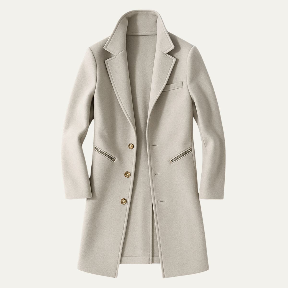 Men's Long Trench Coat Waterproof The Fitzroy