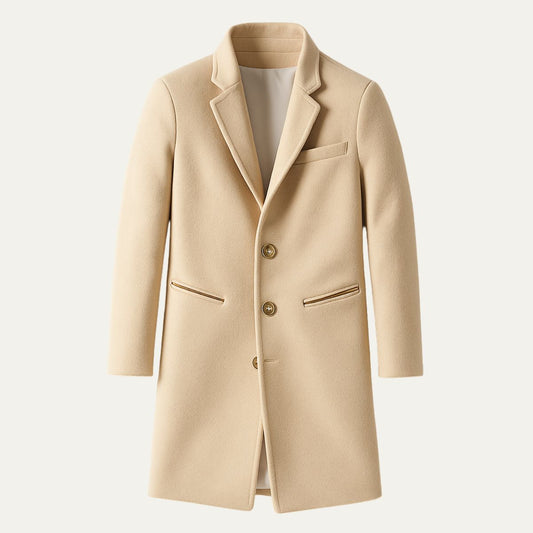 Men's Long Trench Coat Waterproof The Fitzroy - Vonnera