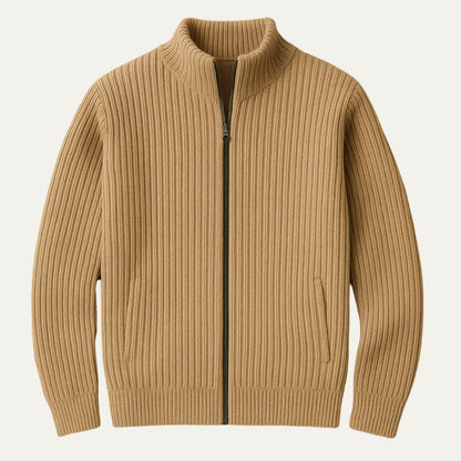 Windsor Men's Knitted Zip Cardigan - Vonnera