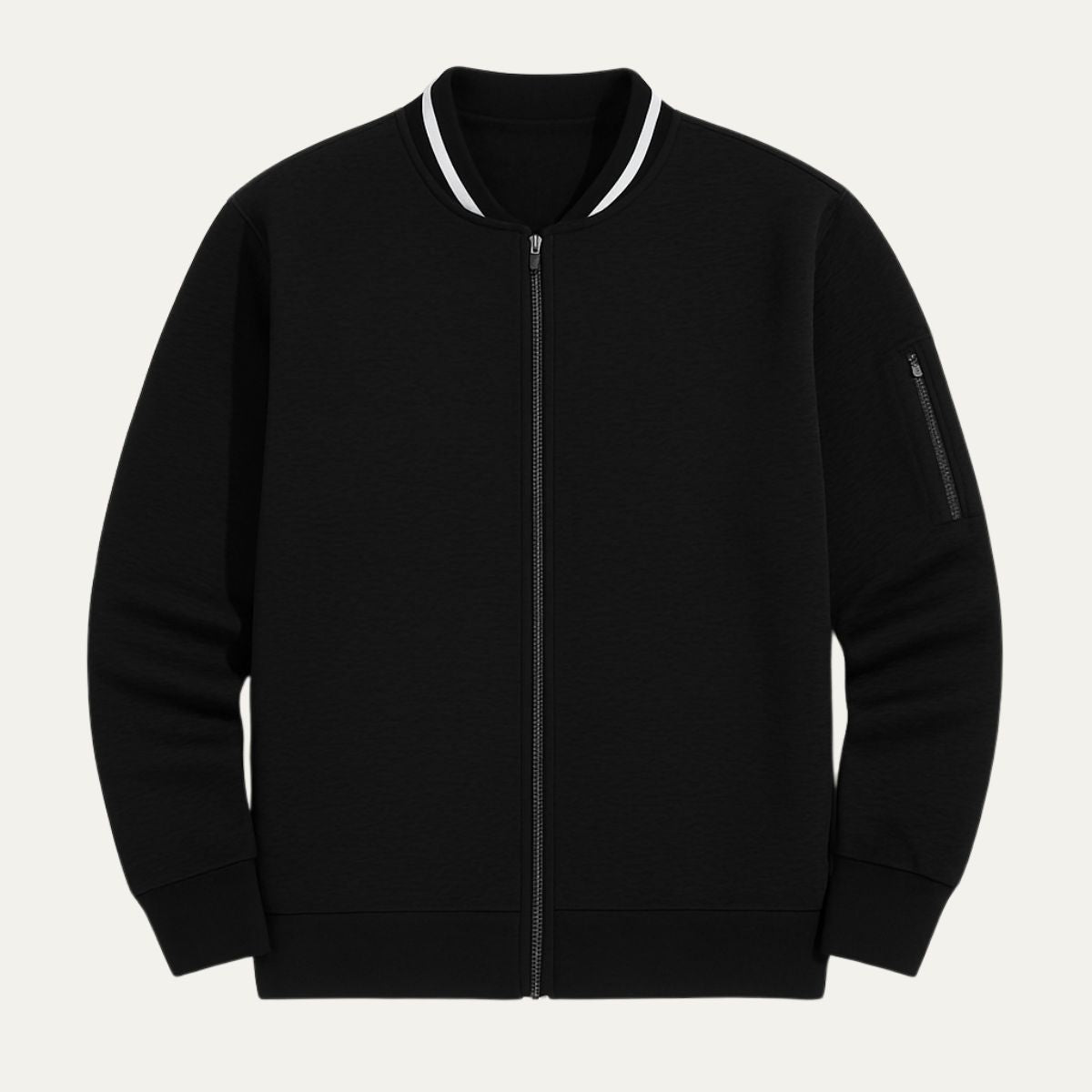 Elegant Zip Up Cardigan