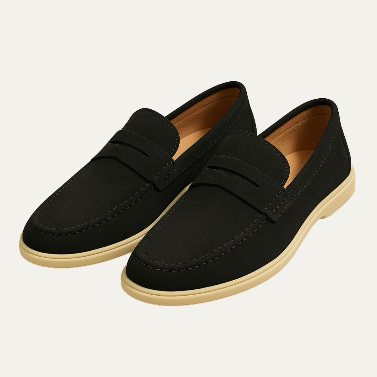 Men's Suede Slip-On Loafers Classic Comfort