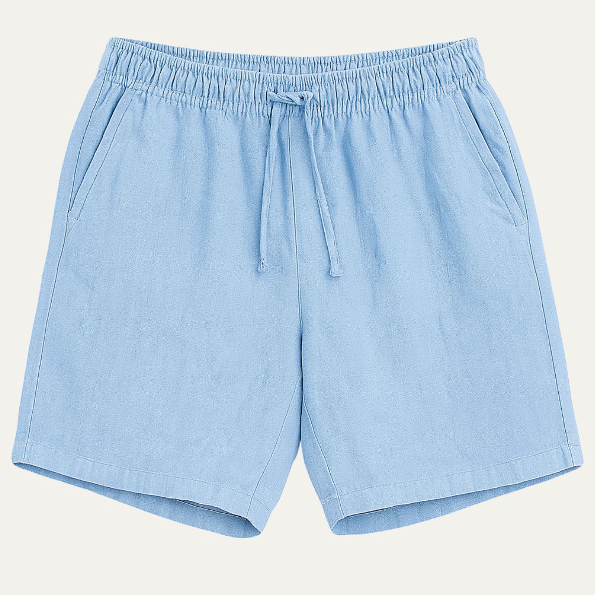 Men's Linen Shorts Old Money Blue - Vonnera