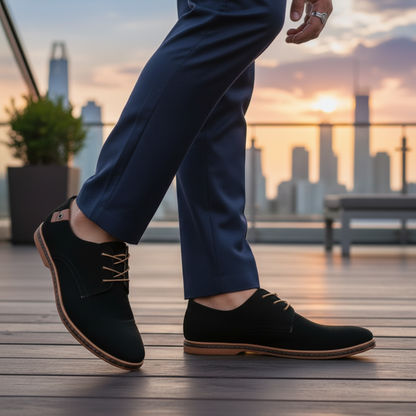 Devon Men's Suede Derby Shoes Classic