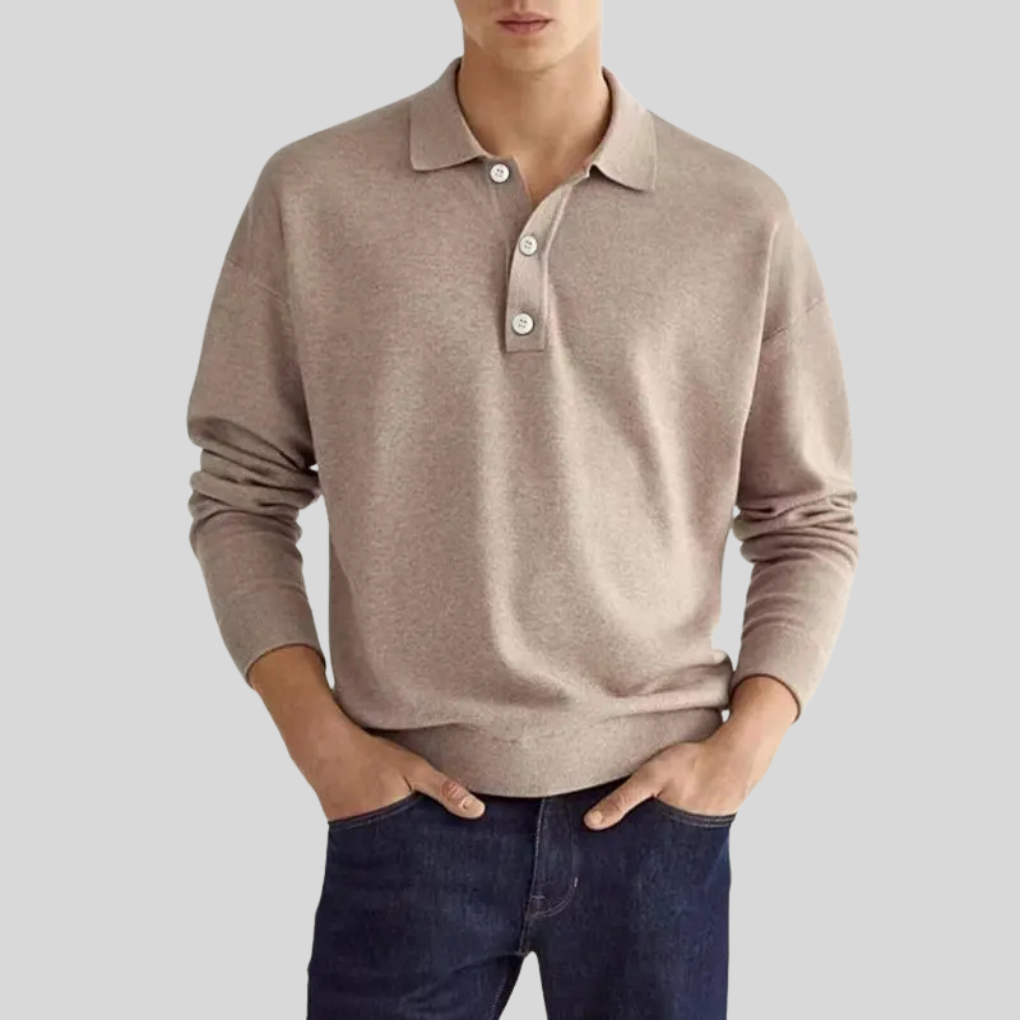 Men's Cotton Polo Shirt Casual Everyday Wear - Vonnera