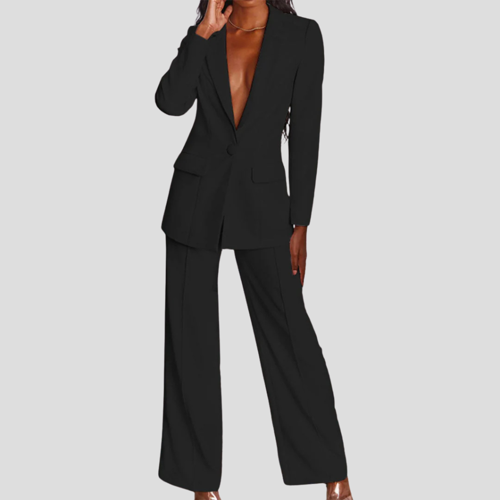 Women's Suit Jacket Pants Set