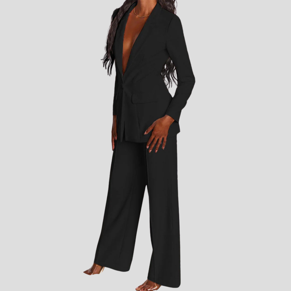 Women's Suit Jacket Pants Set