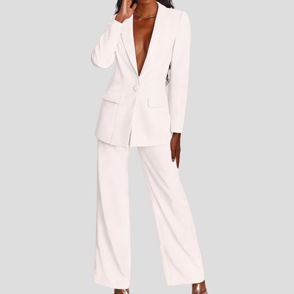 Women's Suit Jacket Pants Set