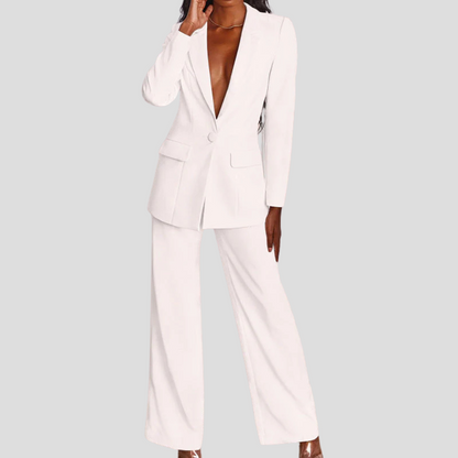 Women's Suit Jacket Pants Set