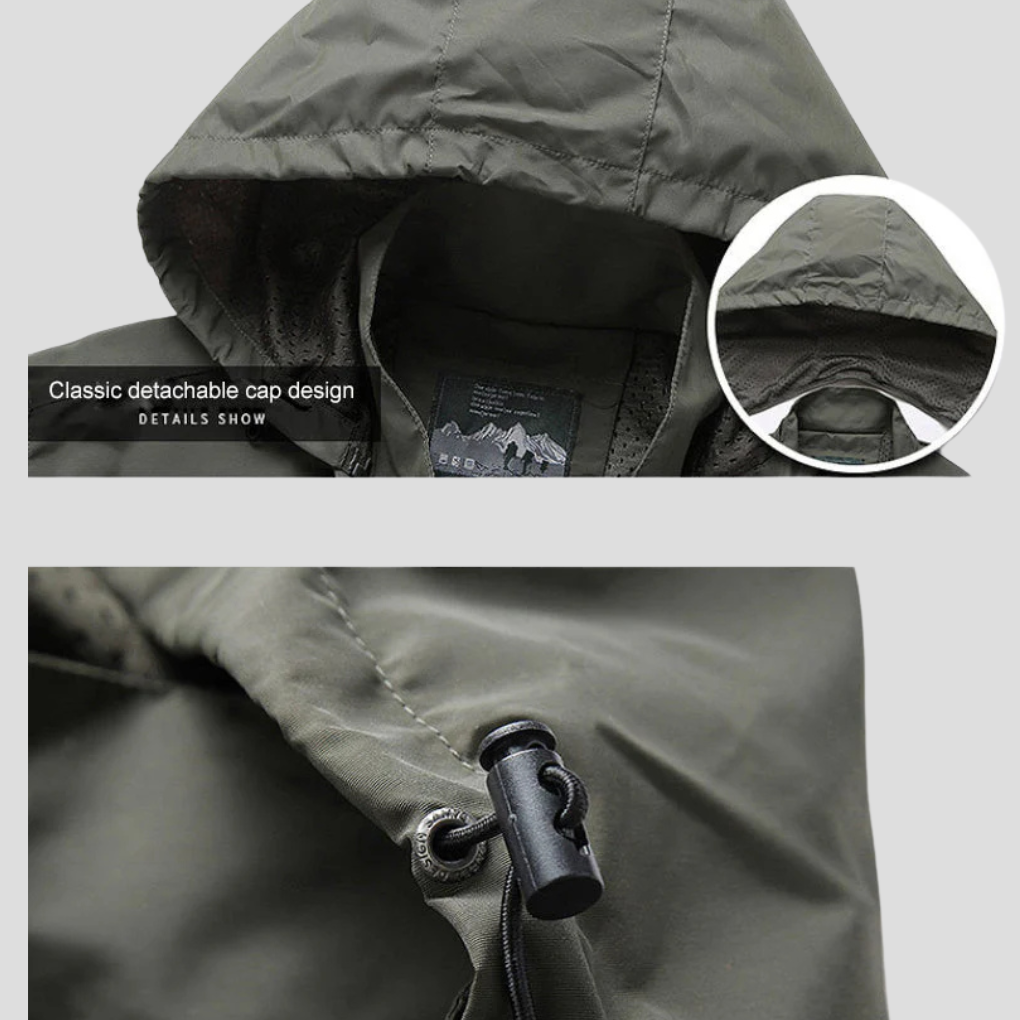 Men's Softshell Jacket Winter Outdoor Waterproof Black