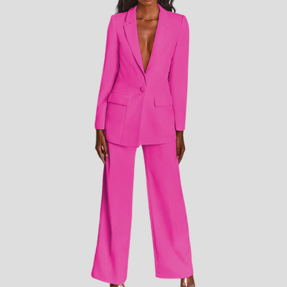 Women's Suit Jacket Pants Set