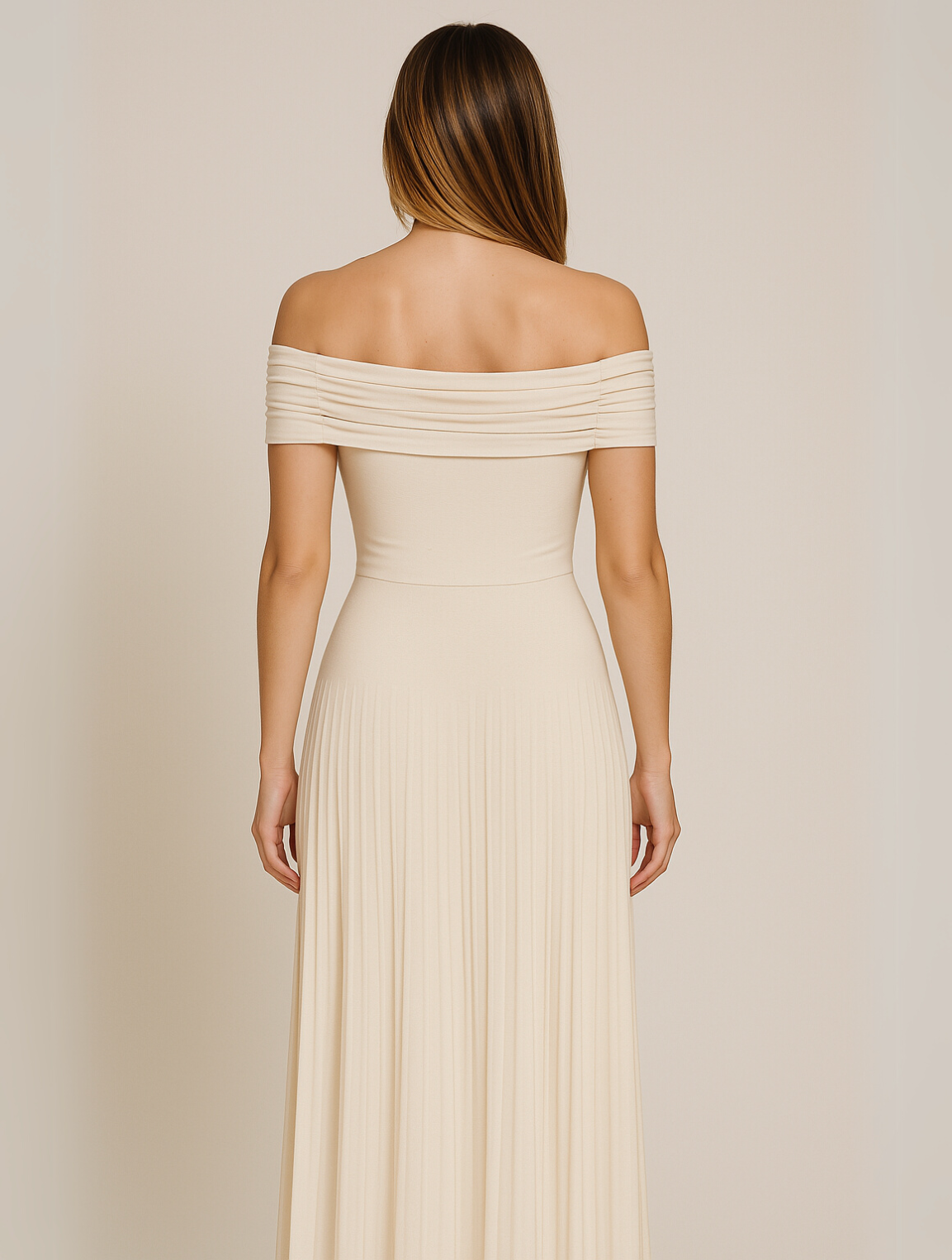 Women's Off-Shoulder Maxi Dress Elegant
