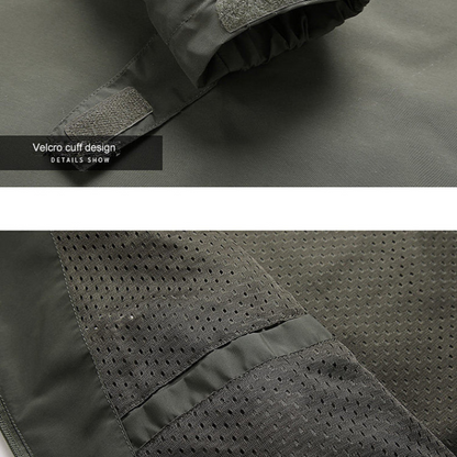 Men's Softshell Jacket Winter Outdoor Waterproof Black