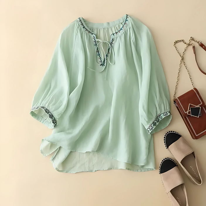 Women's Embroidered Summer Blouse
