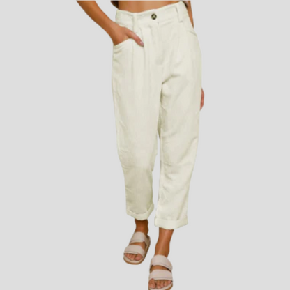 Corduroy Trousers Casual Texture Pants