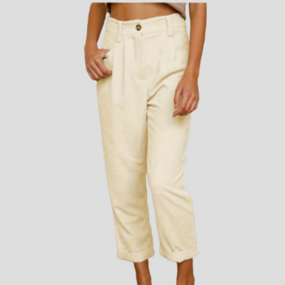 Corduroy Trousers Casual Texture Pants
