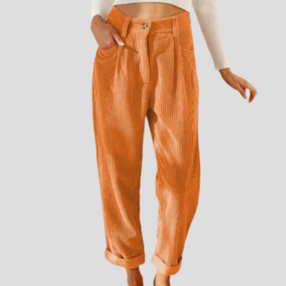 Corduroy Trousers Casual Texture Pants