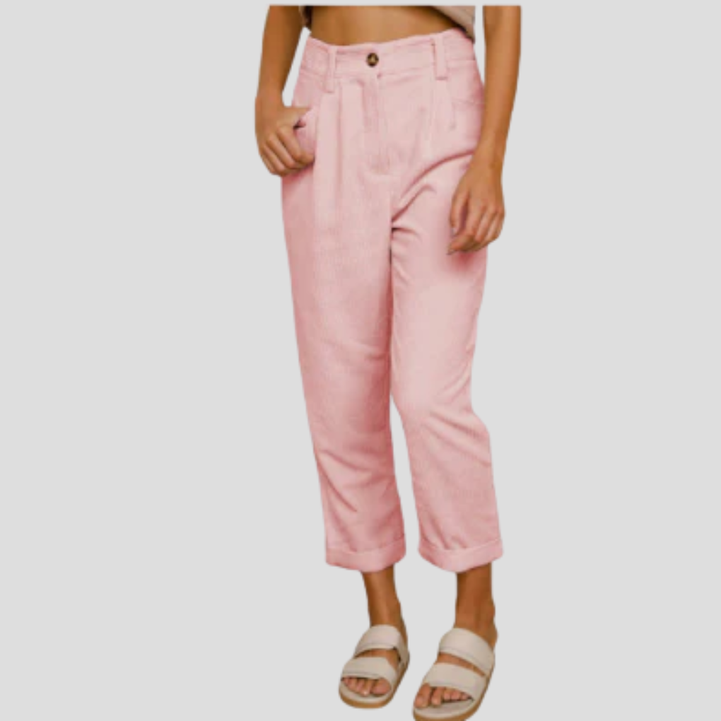 Corduroy Trousers Casual Texture Pants