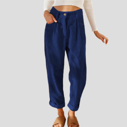 Corduroy Trousers Casual Texture Pants