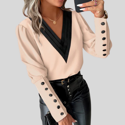 Women's Gigot Sleeve Blouse Casual