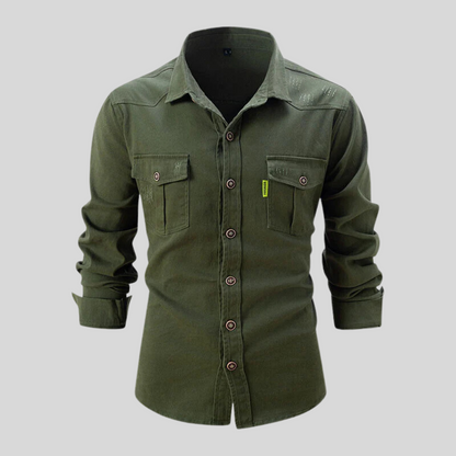 Men's Work Shirt Heavy-Duty Cotton - Vonnera