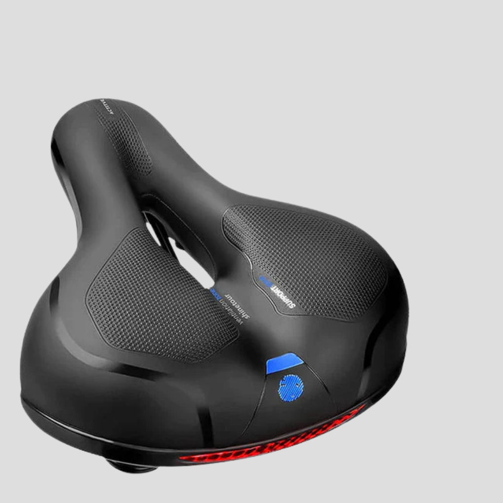 Ergonomic Bike Saddle Comfort Support Black