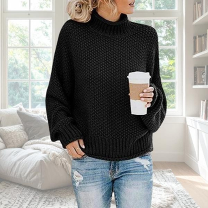 Women's Long Sleeve Textured Knit Sweater