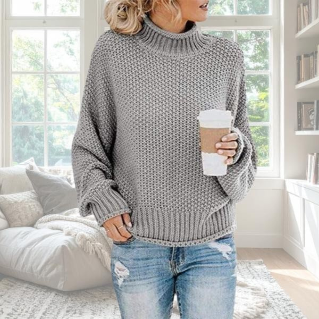 Women's Long Sleeve Textured Knit Sweater