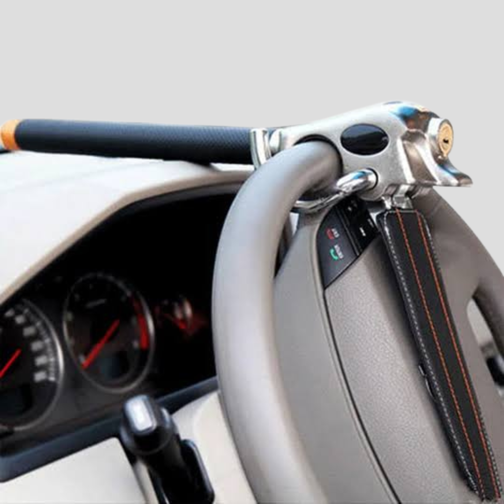 Steering Wheel Lock Adjustable Anti Theft Barrier