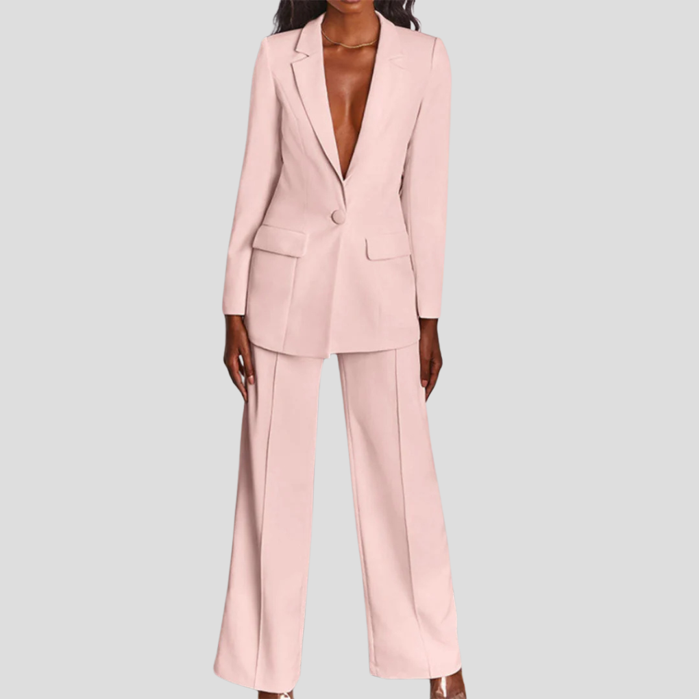 Women's Suit Jacket Pants Set