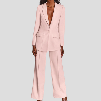 Women's Suit Jacket Pants Set