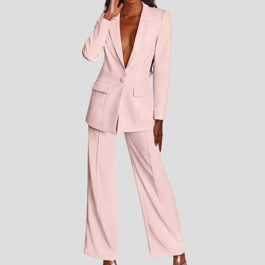 Women's Suit Jacket Pants Set