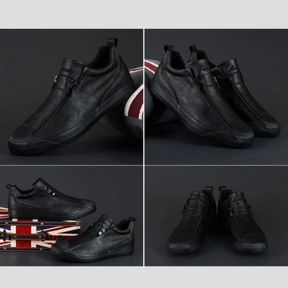 Men's Formal Dress Shoes Leather Black - Vonnera