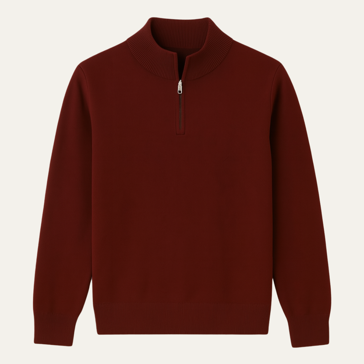 Men's Half-Zip Sweater Navy Blue