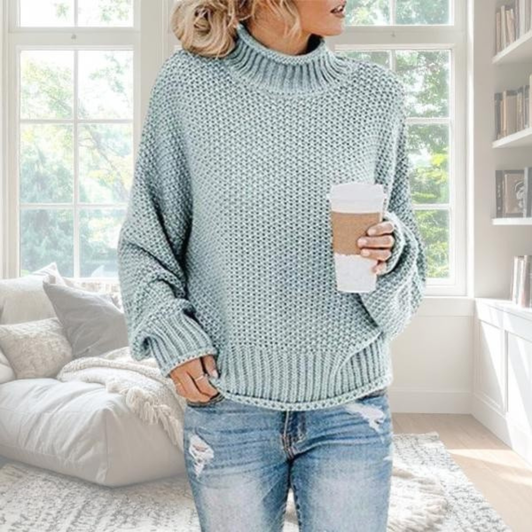 Women's Long Sleeve Textured Knit Sweater