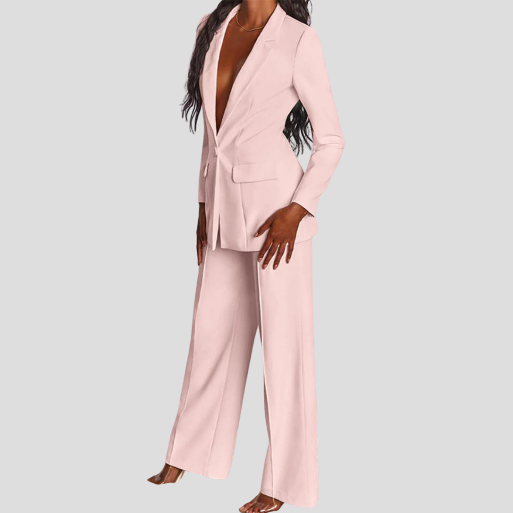 Women's Suit Jacket Pants Set