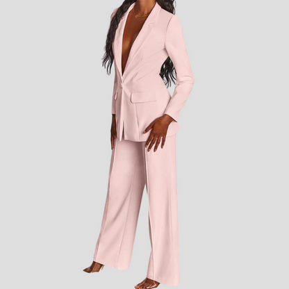 Women's Suit Jacket Pants Set
