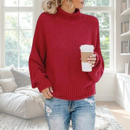 Women's Long Sleeve Textured Knit Sweater