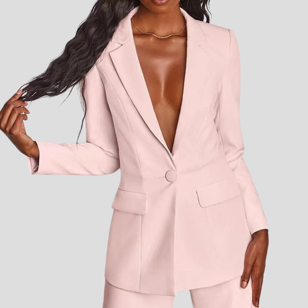 Women's Suit Jacket Pants Set