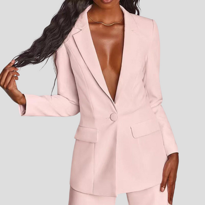 Women's Suit Jacket Pants Set