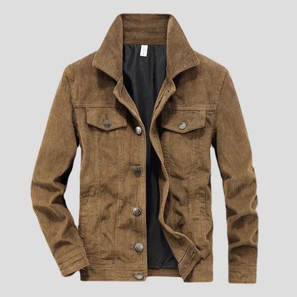 Men's Slim Fit Corduroy Jacket - Vonnera