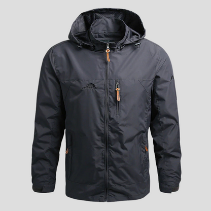 Men's Softshell Jacket Winter Outdoor Waterproof Black