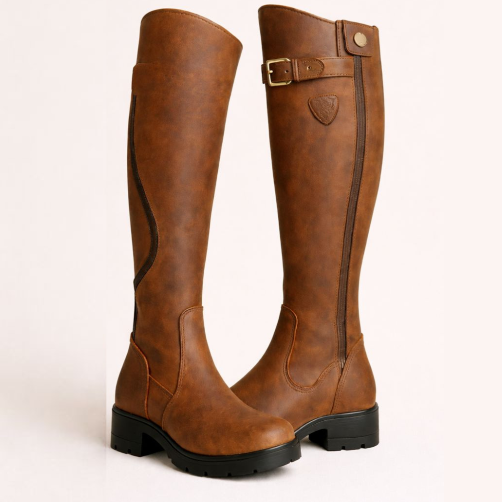 Women's Knee High Closed Toe Boots - Vonnera