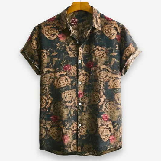 Golden Bloom Women's Shirt - Vonnera