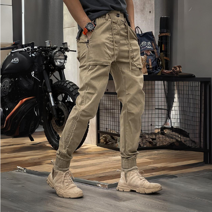 Men's Cargo Pants Stretchable Rugged Beige