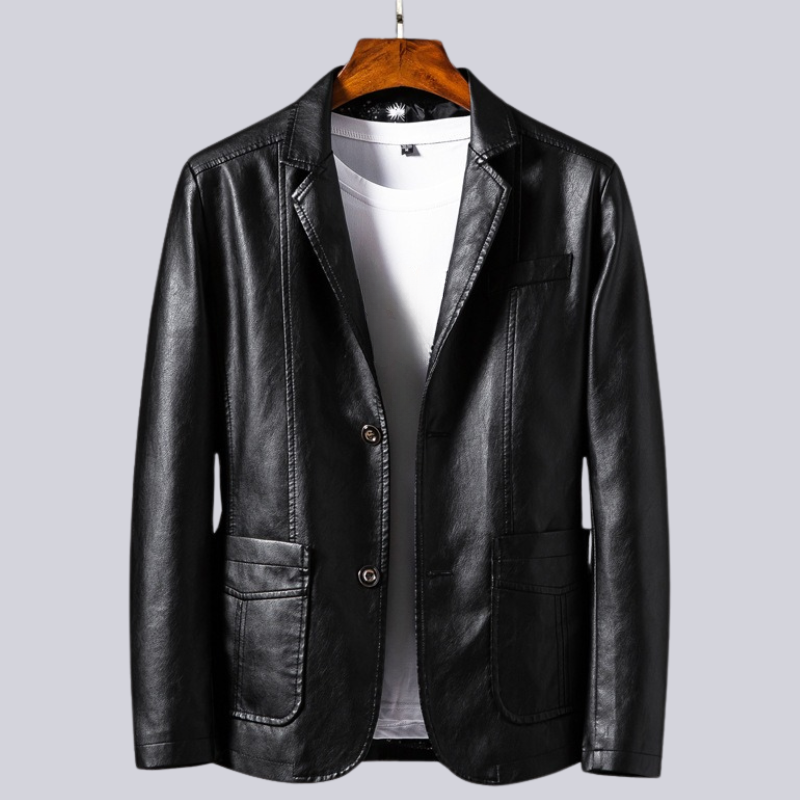 Men's Leather Jacket - Vonnera