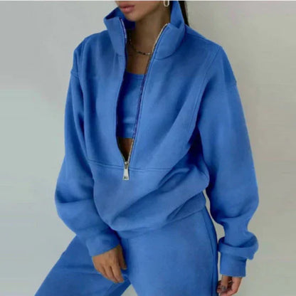 Women's Zipper Tracksuit Comfortable