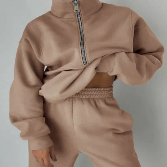 Women's Zipper Tracksuit Comfortable - Vonnera
