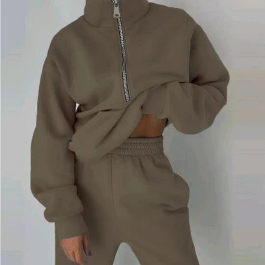 Women's Zipper Tracksuit Comfortable