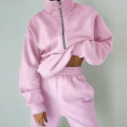 Women's Zipper Tracksuit Comfortable