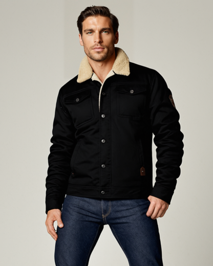 Men's Insulated Fleece Lined Winter Coat - Vonnera